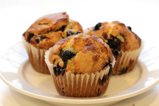Sona’s Blueberry Muffins (No Cane Sugar)